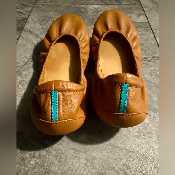 Tieks Chestnut Tan Italian Leather Ballet Flats, Size 8 - Picture 4 of 7